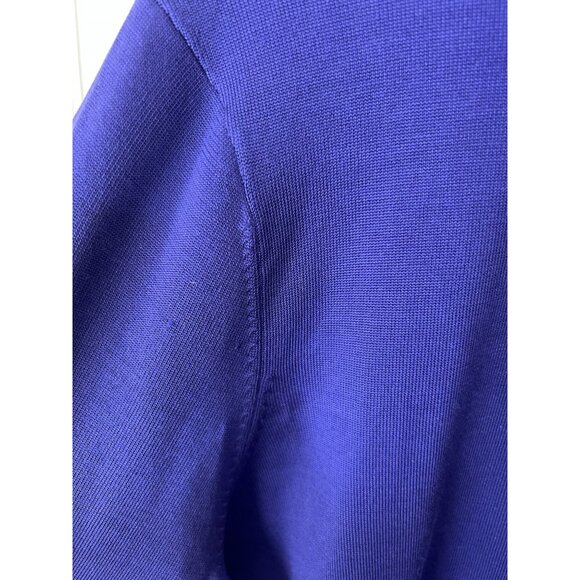 Pendleton Womens Tall Blue Mock Turtleneck Sweater L - Picture 3 of 8